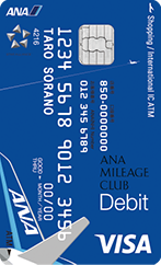 ANAマイレージクラブ Financial Pass Visaデビットカード