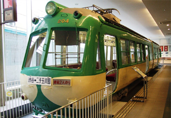 向谷さんが子どもの頃好きだったという玉電の「ペコちゃん」こと東急デハ200形電車