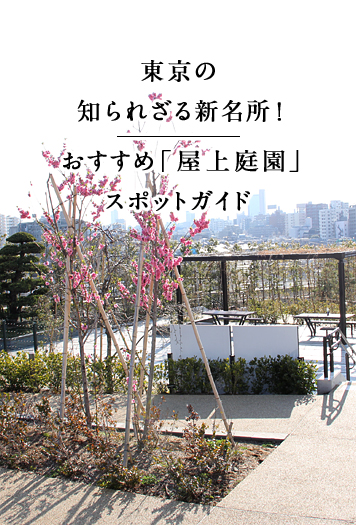 東京の知られざる新名所！おすすめ「屋上庭園」スポットガイド
