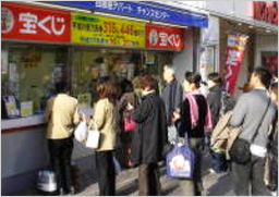 ジャンボ宝くじ付き定期預金