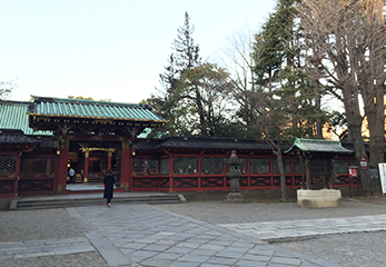 根津神社 透塀