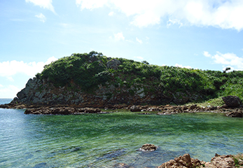 ウ離島と海岸