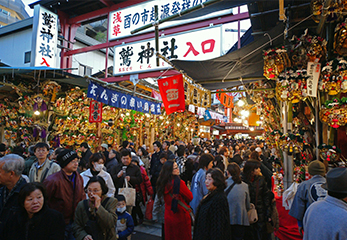 酉の市の様子