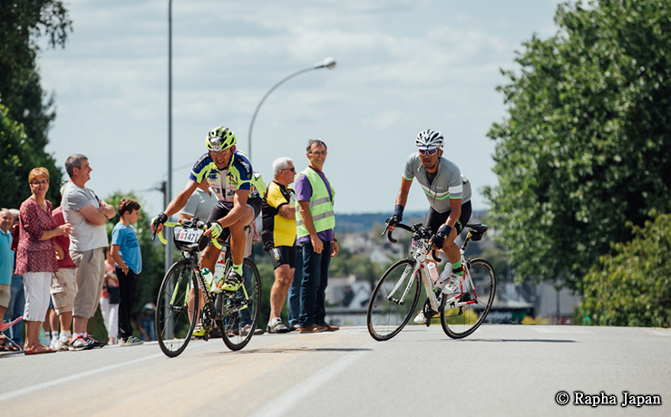 「ブルベ」に参加する三船さん ©Rapha Japan