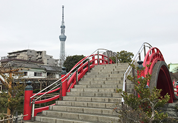 亀戸天神社 太鼓橋