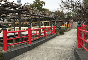 亀戸天神社 平橋（ひらばし）