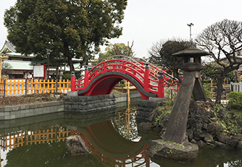 亀戸天神社 太鼓橋 女橋