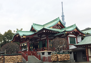 亀戸天神社 社殿