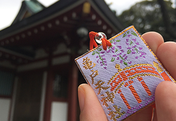 亀戸天神社 ふじみ守 裏