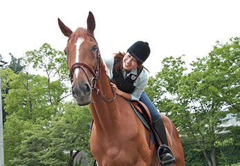 乗馬の様子