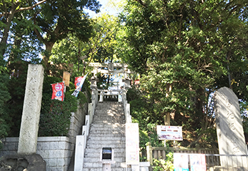 多摩川浅間神社 入口