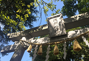 多摩川浅間神社 鳥居