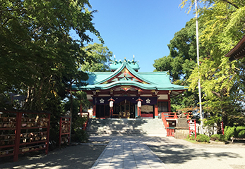 多摩川浅間神社 社殿