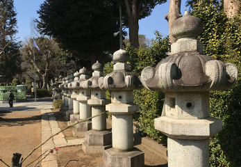 松陰神社 石灯籠