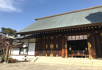 松陰神社 社殿