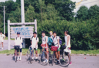 大学時代のサイクリング