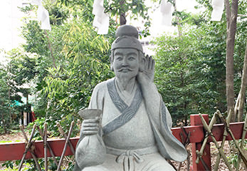 川越八幡宮 厄除桃