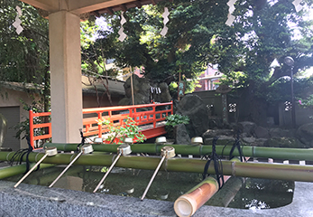 葛西神社 手水舎