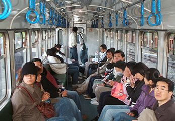 阿里山森林鉄道 車内