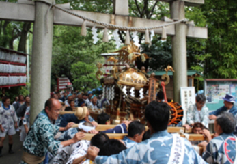 例大祭 御神幸渡御祭（宮神輿渡御）神輿