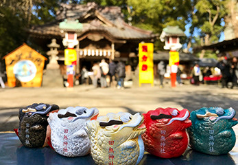 田無神社 龍神人形