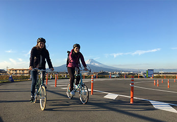 伊豆ゲートウェイ函南を目指して。富士山の景色もきれいです