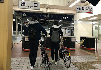 ゴールの伊豆急下田駅