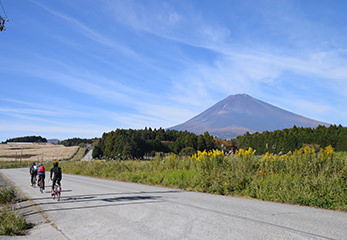 御殿場から臨む富士山