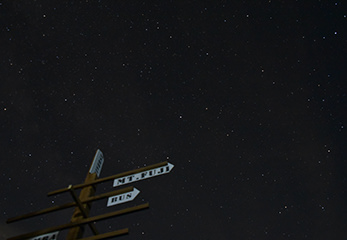 夜23時ごろの星空