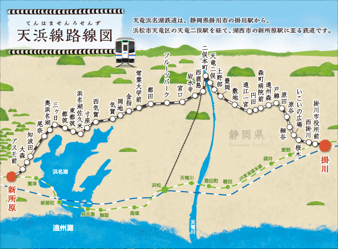 天浜線路線図