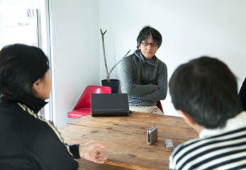 藤井 健之さんインタビューの様子