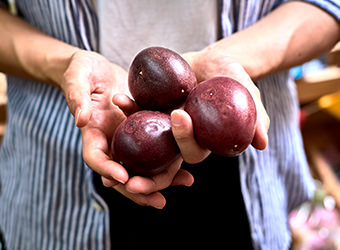 店舗で販売している野菜