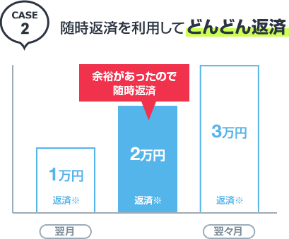 CASE2 随時返済を利用してどんどん返済