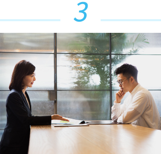3.店舗で口座開設